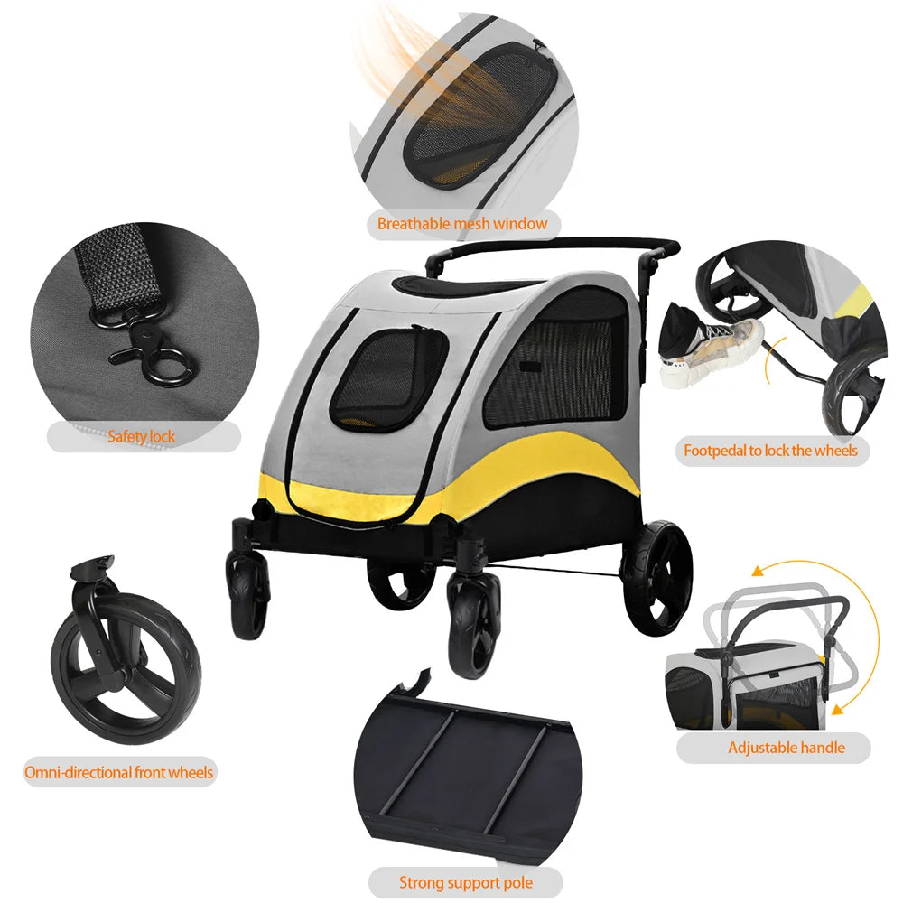 Premium Dog Stroller Pram