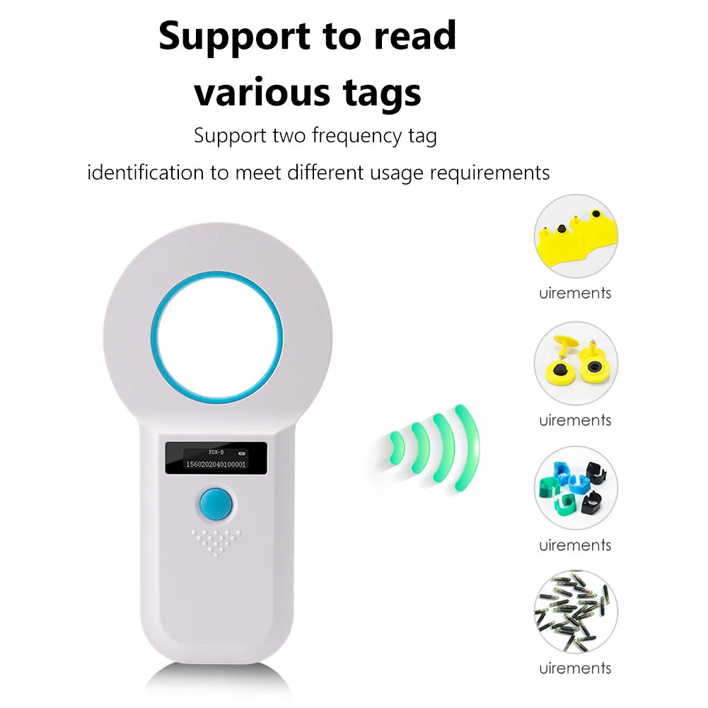 Handheld Animal Pet Microchip Reader