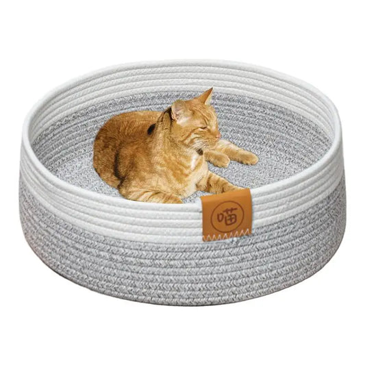 Woven Cat Bed Basket