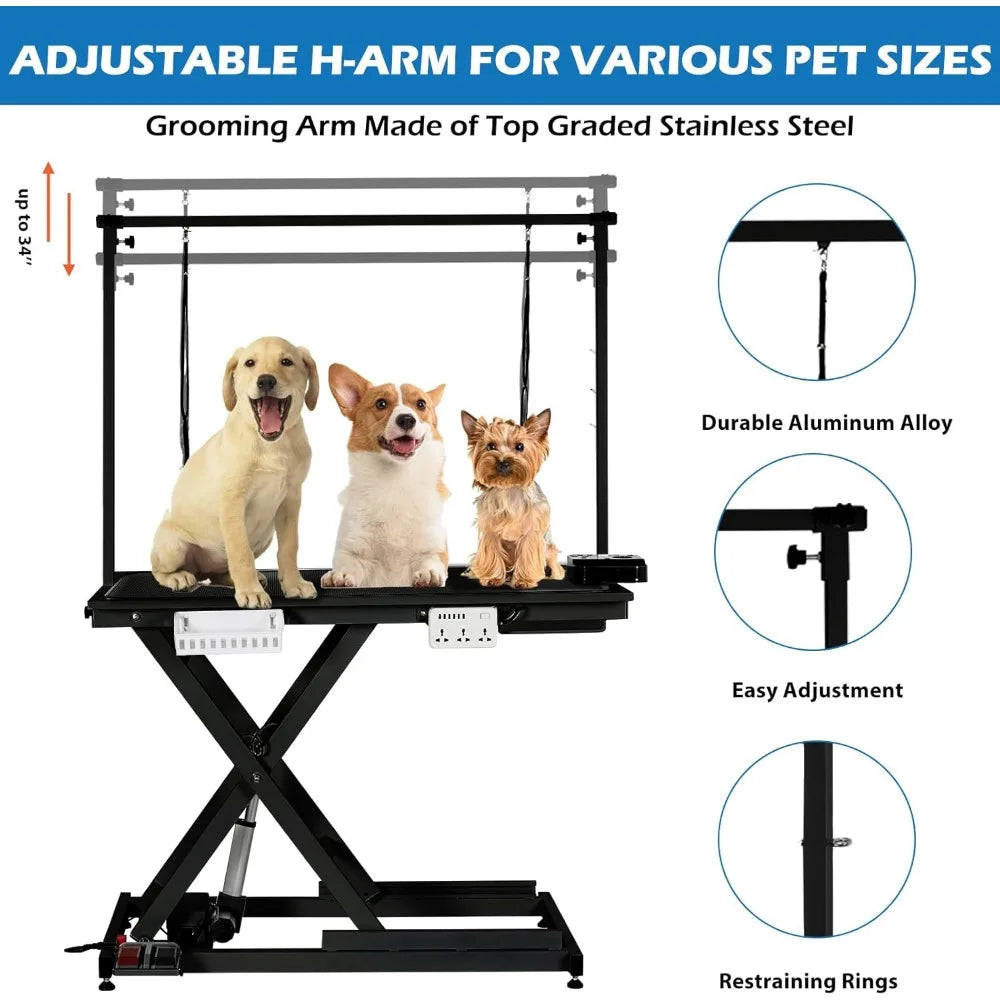 50'' Professional Electric Dog Grooming Table