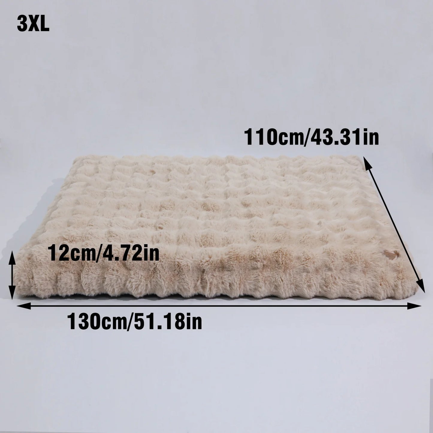 M-4XL Ultra-soft Plush Dog Bed
