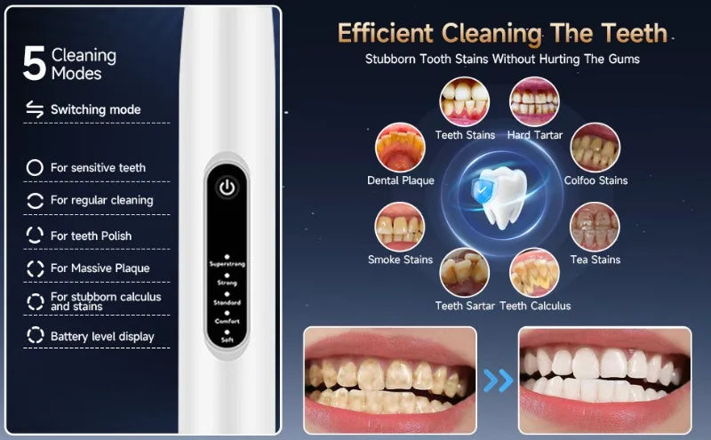 Ultrasonic Dog Dental Cleaner Electric Toothbrush