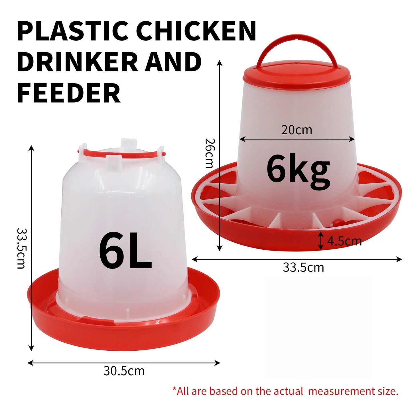 Chicken Poultry Feeder And Waterer Kit