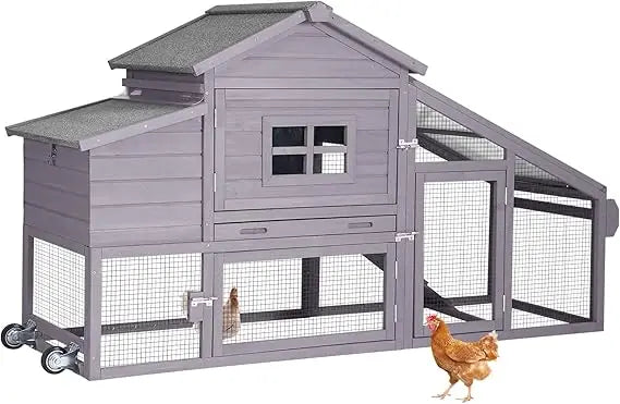 Mobile Chicken Coop with Wheels
