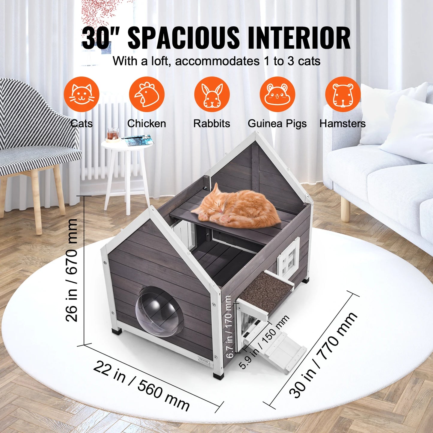 SucceBuy Outdoor Cat House