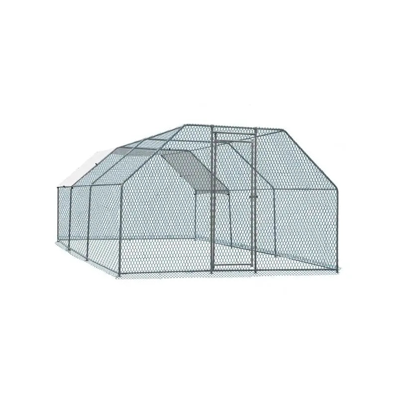 20x10 ft Large Metal Chicken Coop
