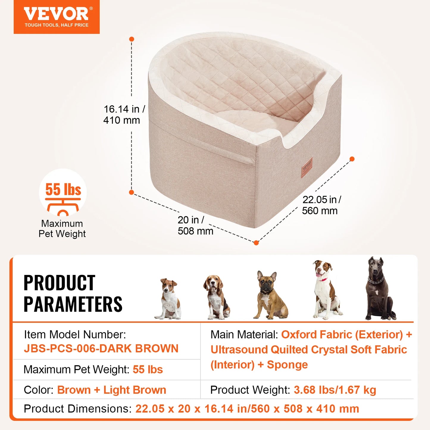 SucceBuy Dog Car Seat