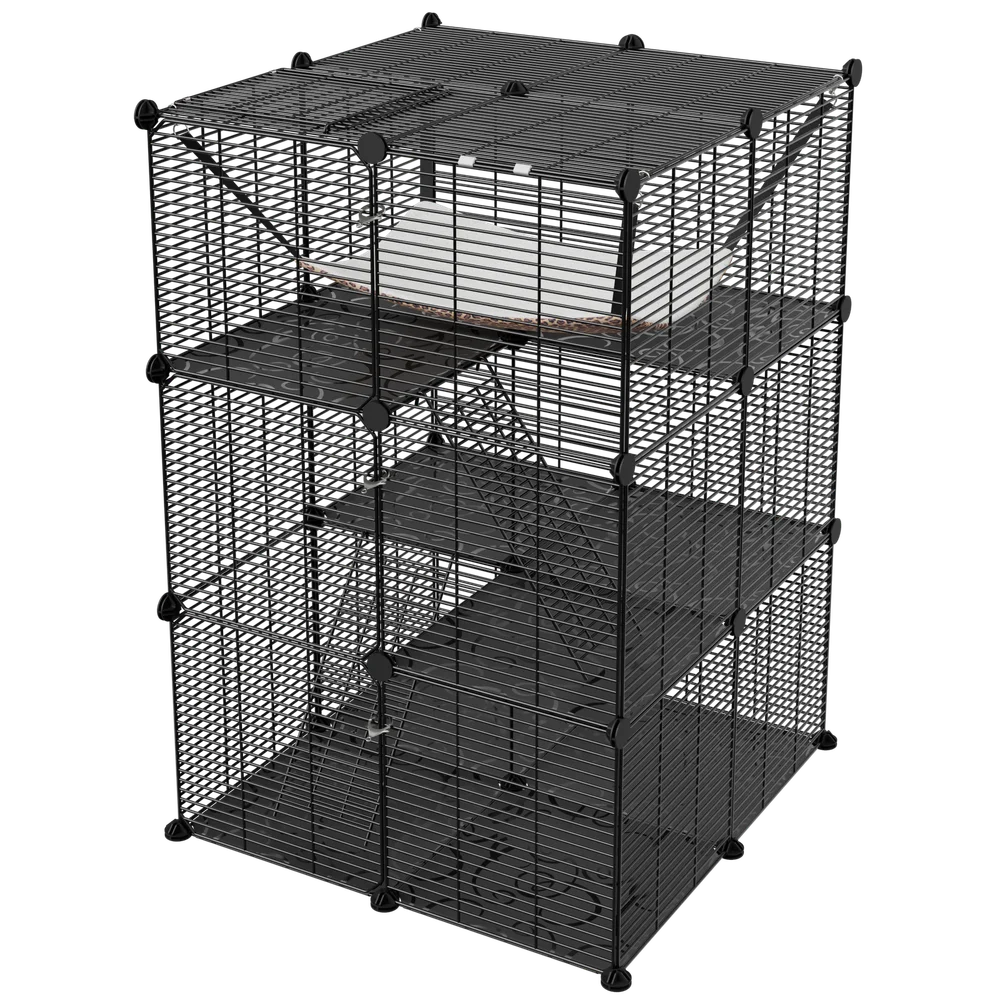 3-Tiers Cat Cage Enclosure