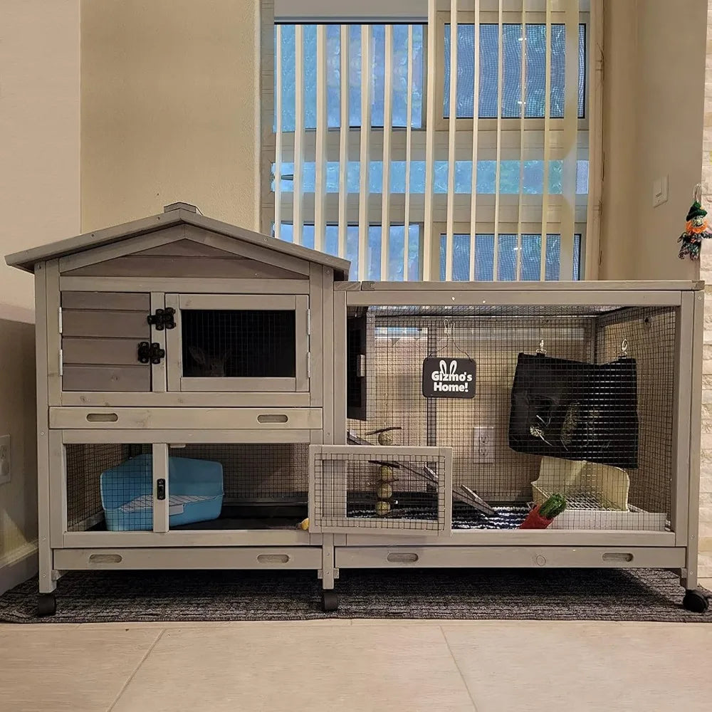 Rabbit Hutch Outdoor Indoor Rabbit Cage