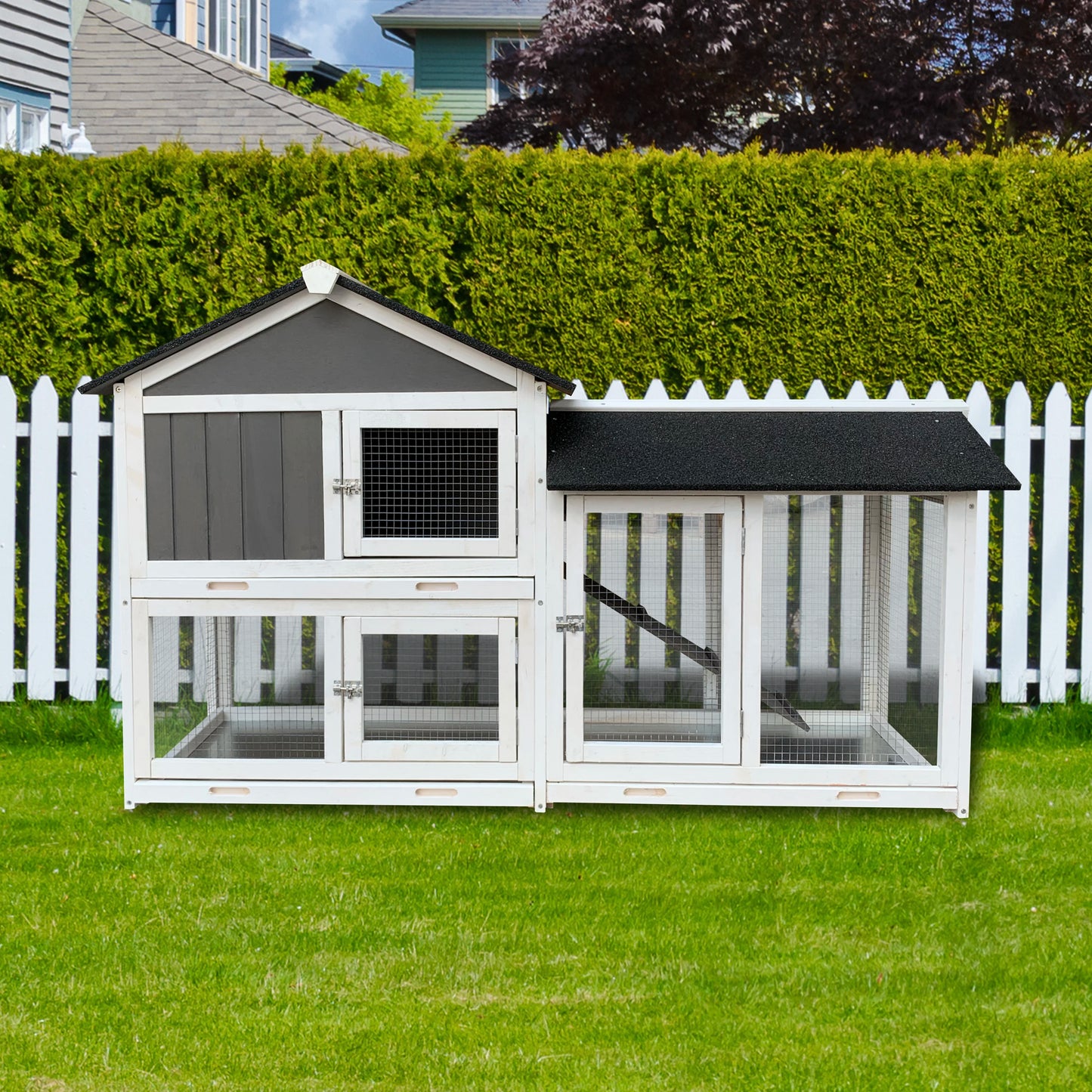wooden pet house