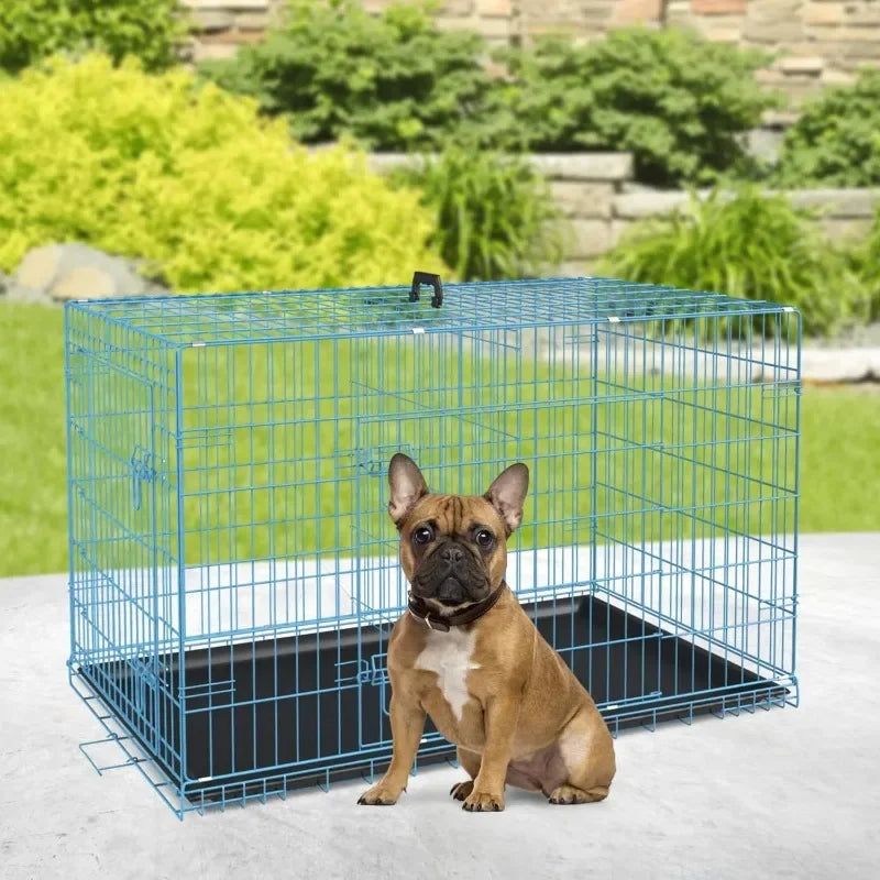 BestPet 48 inch Foldable Metal Dog Crate
