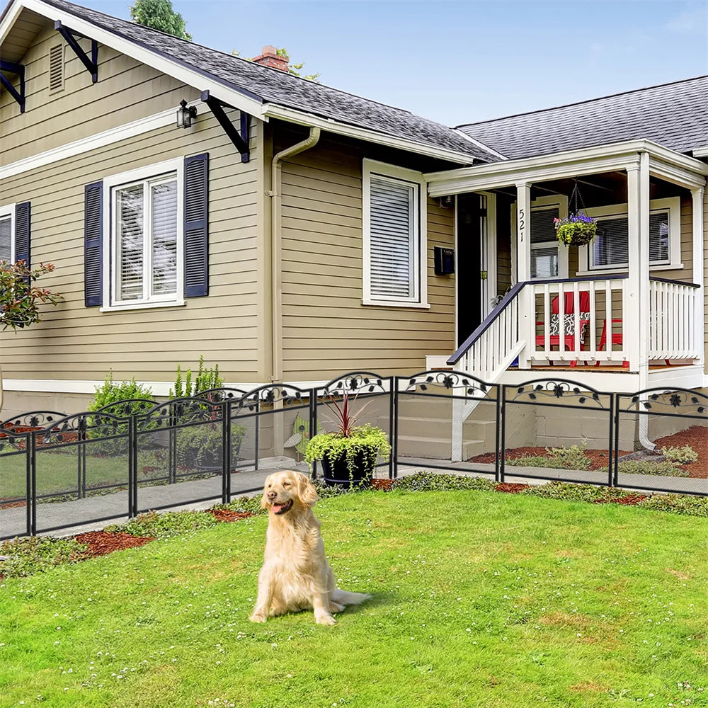 Set of 5 Dog Fence Panels