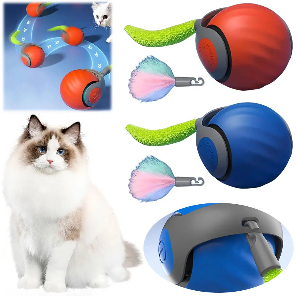 Automatic Moving Cat Toy Ball