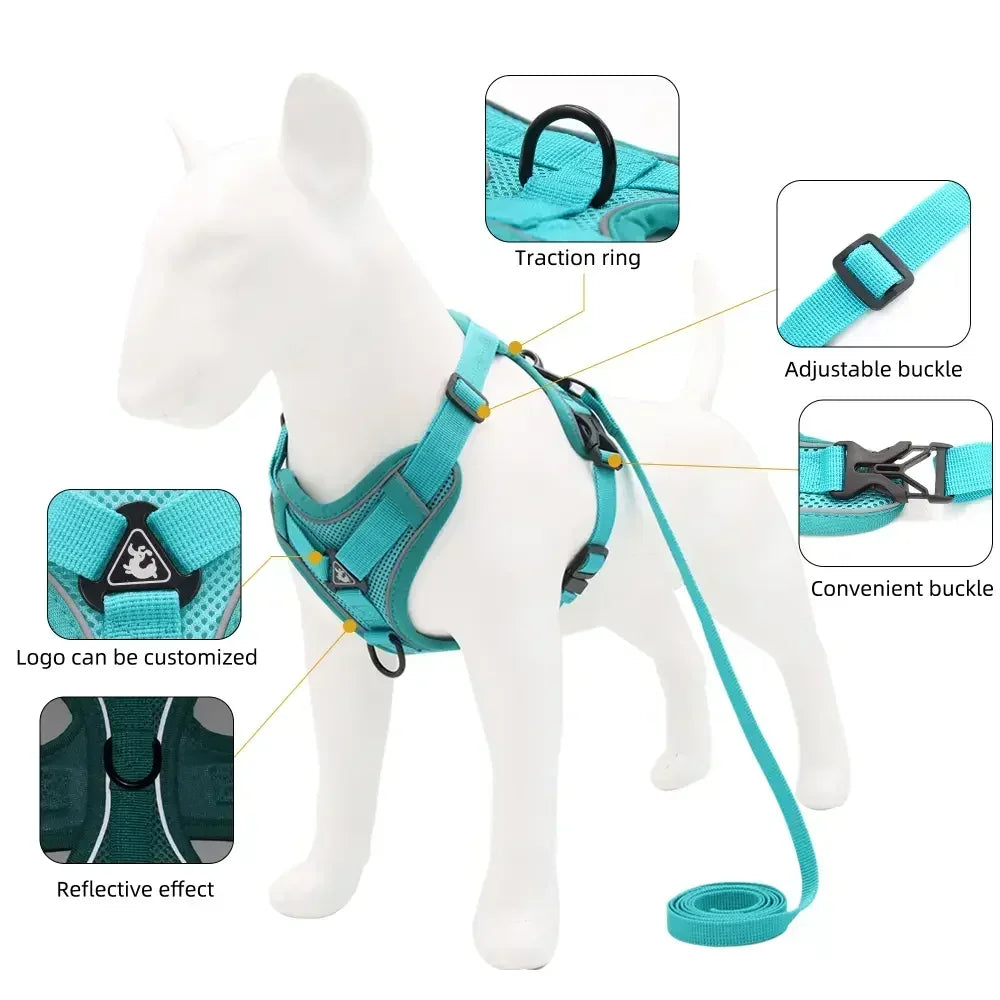 No Pull Dog Harness and Leash Set
