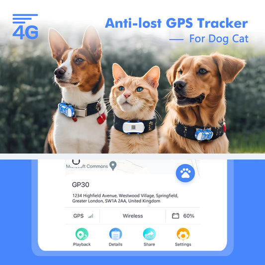 4G Mini GPS Tracker for Dog Cat