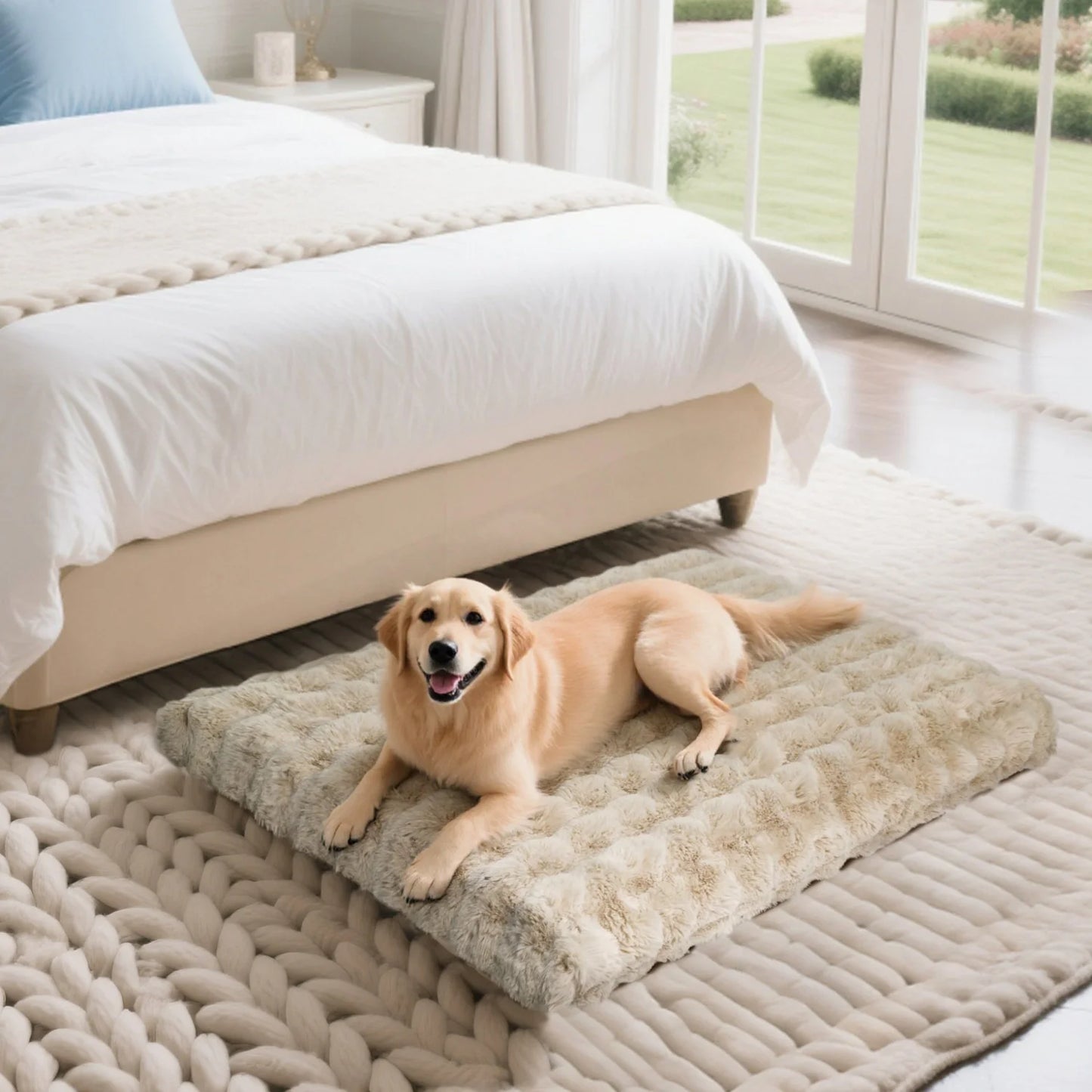 M-4XL Ultra-soft Plush Dog Bed