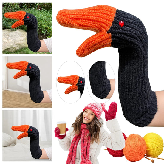 Goose Shape Mitten Gloves