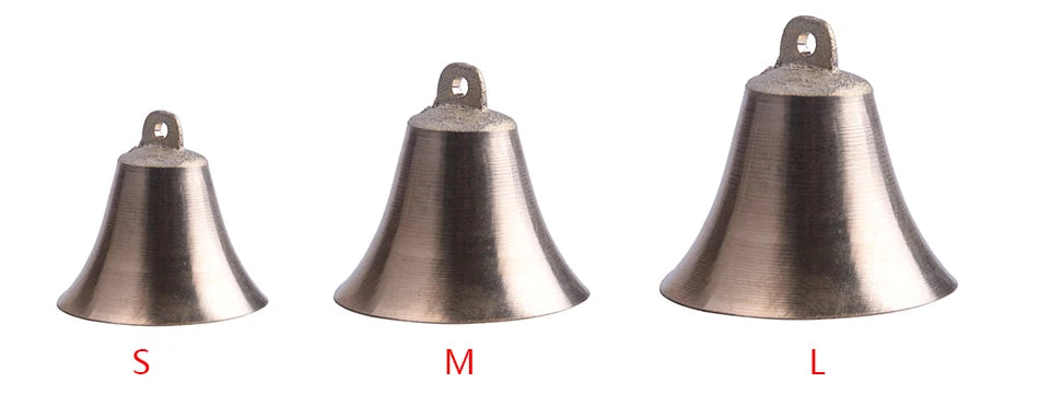 LETAOSK Dog Super Loud Brass Pure Copper Bells