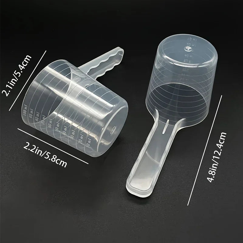 1pc Transparent Pet Measuring Spoon