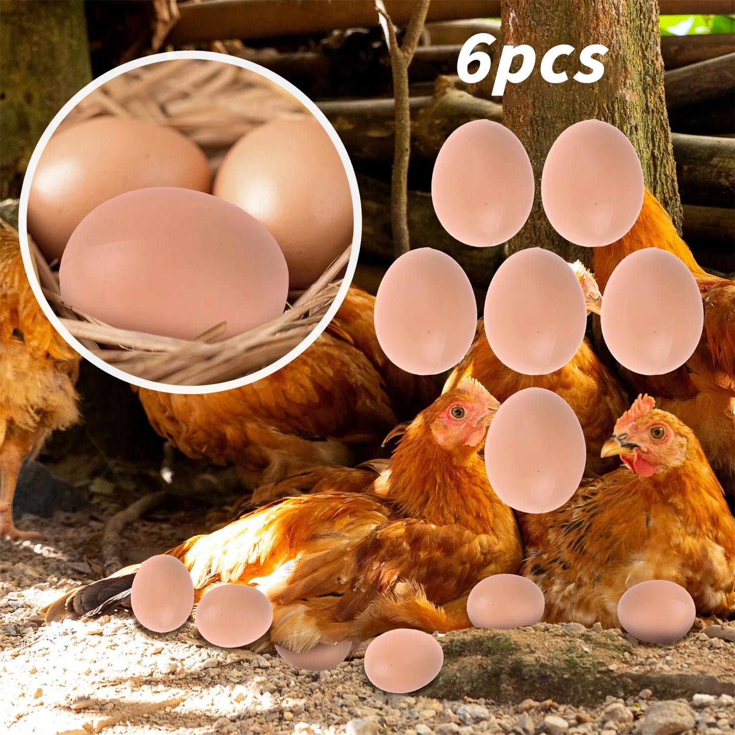6/12pcs Hatching Egg Easter