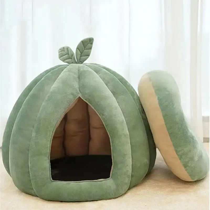 Winter Warm Cat Bed Pet Sleeping House