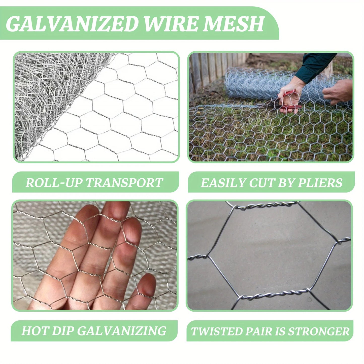 High-Quality Iron Wire Galvanized Hexagonal Wire Mesh