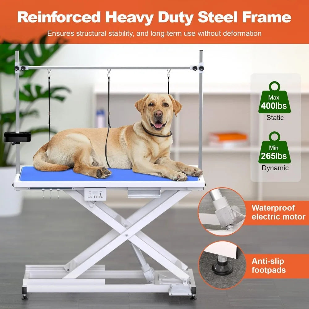 49'' Electric Dog Grooming Table