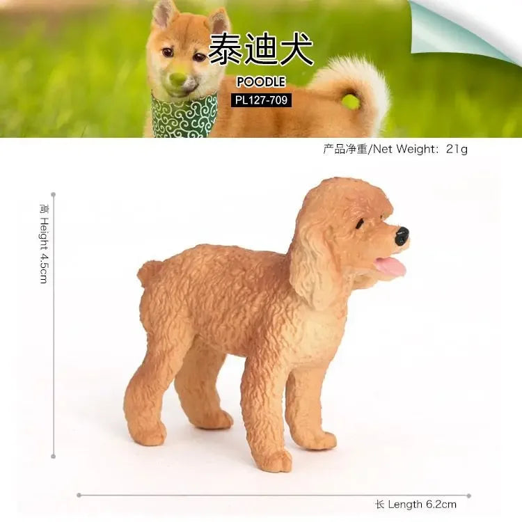 Realistic Dog Figurines for Kids