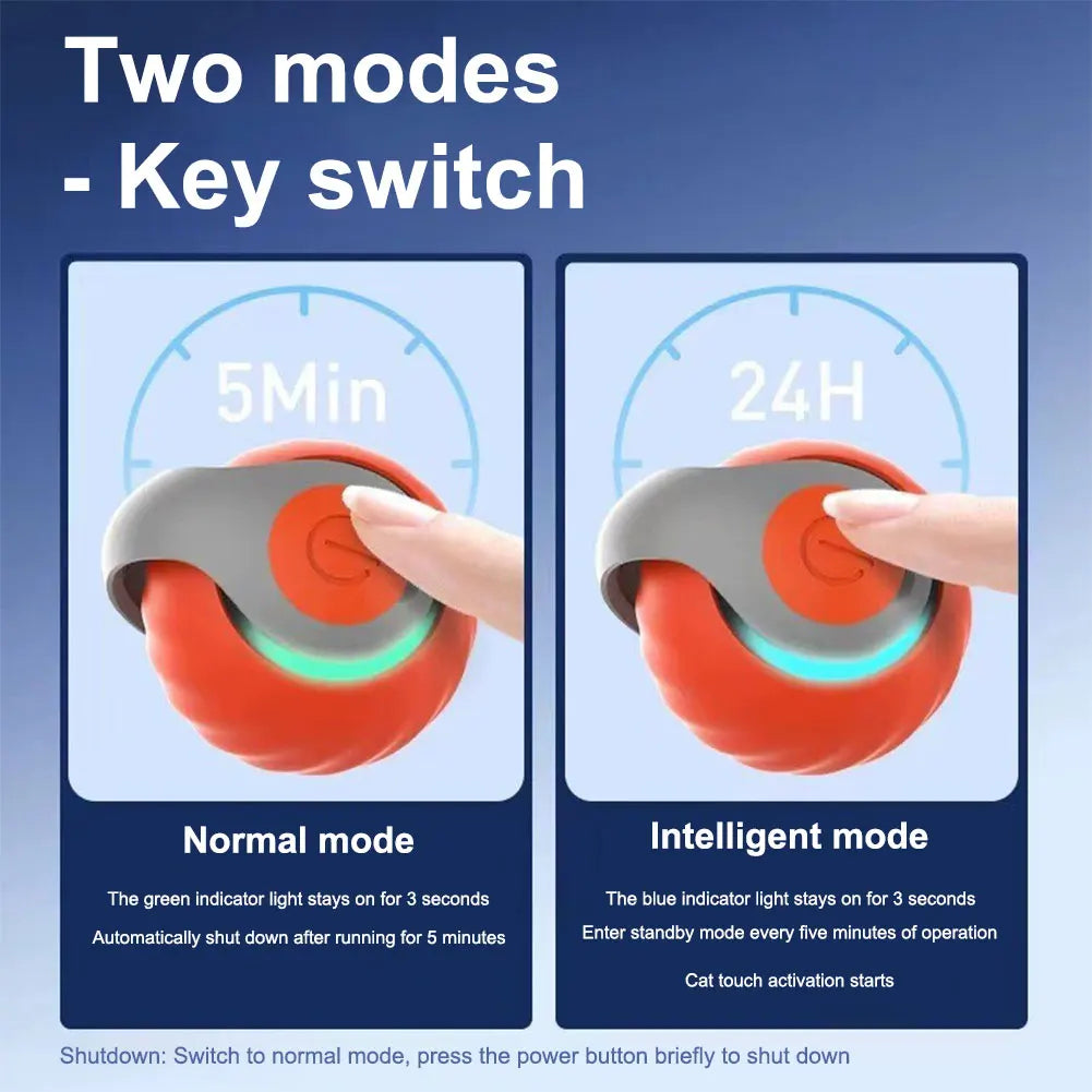 Automatic Moving Cat Toy Ball Smart