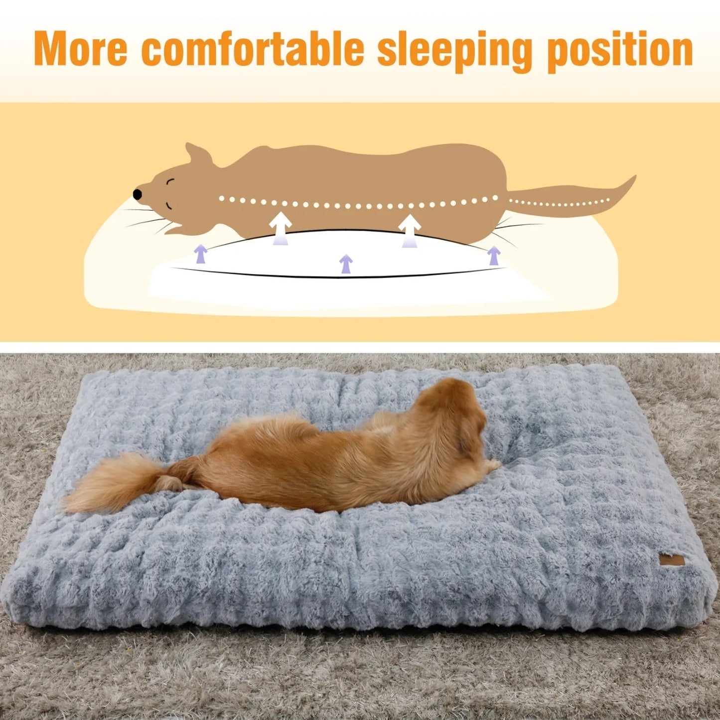 M-4XL Ultra-soft Plush Dog Bed