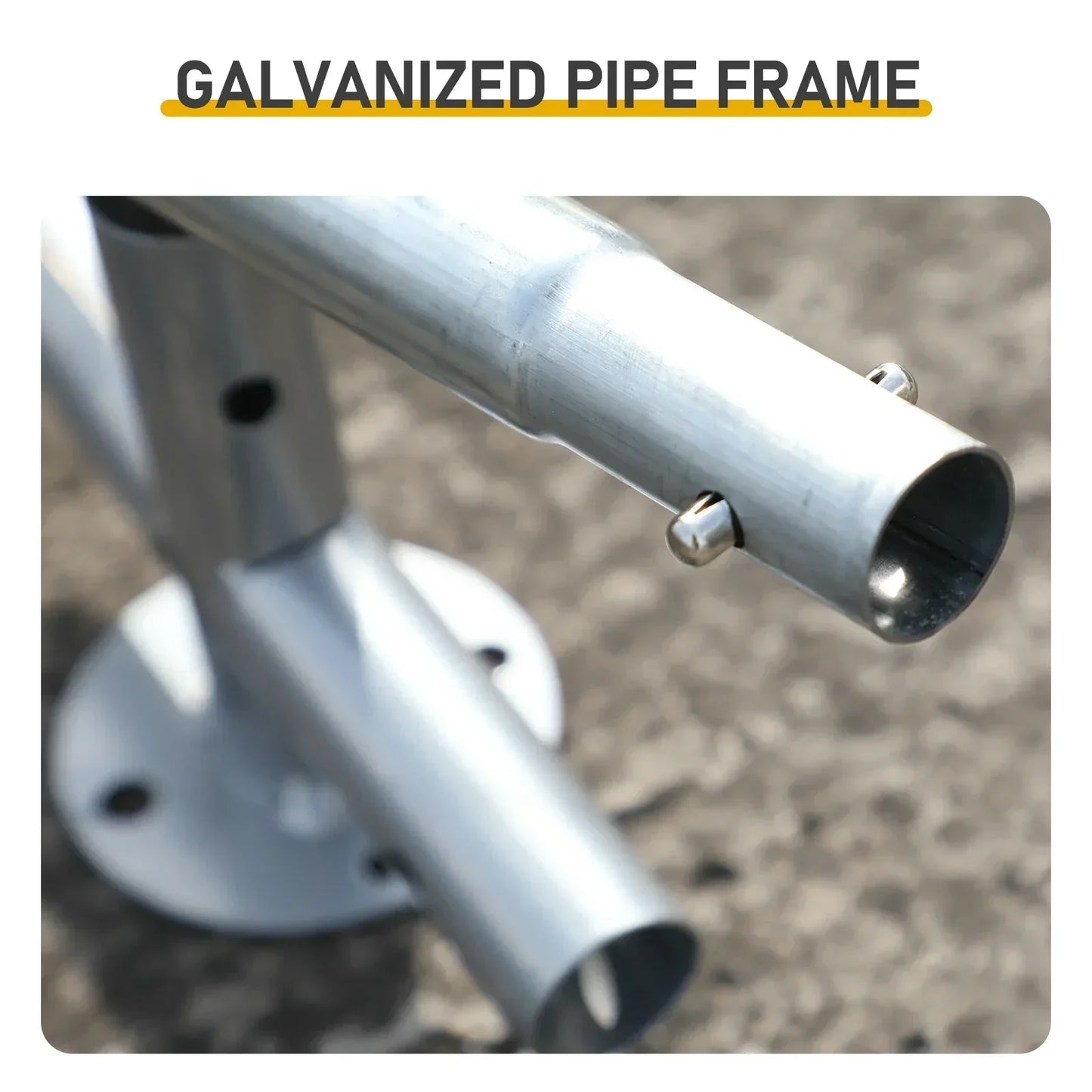 Large Metal Chicken Coop