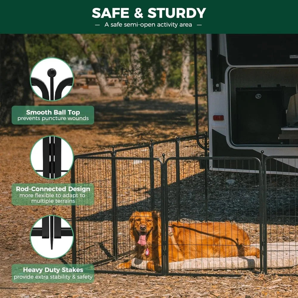 Rollick Dog Playpen for Yard, RV Camping