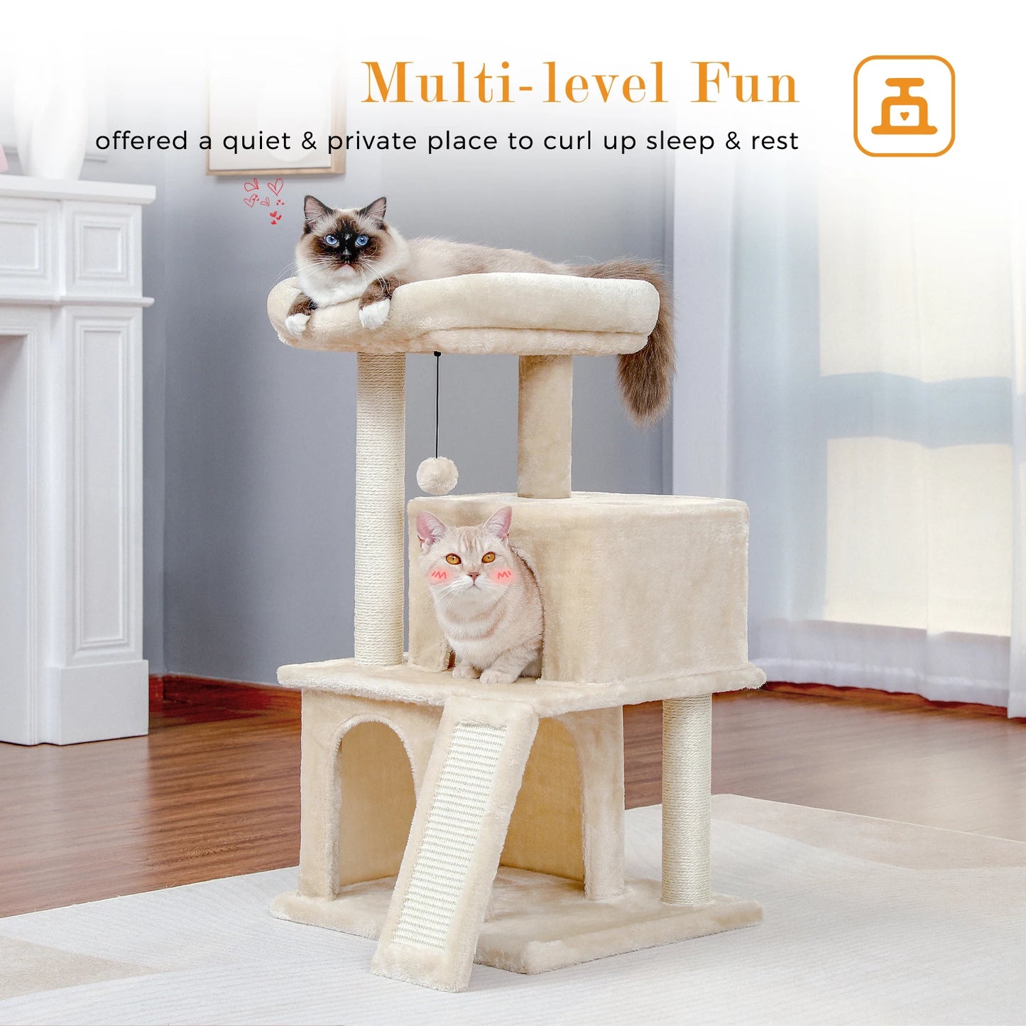 Small Cat Tree Tower