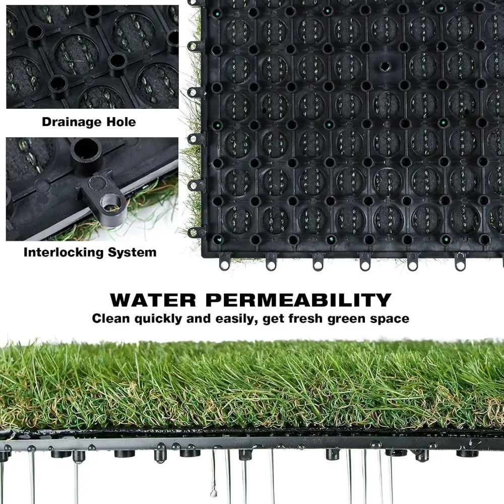 Outdoor Artificial Grass Turf Squares
