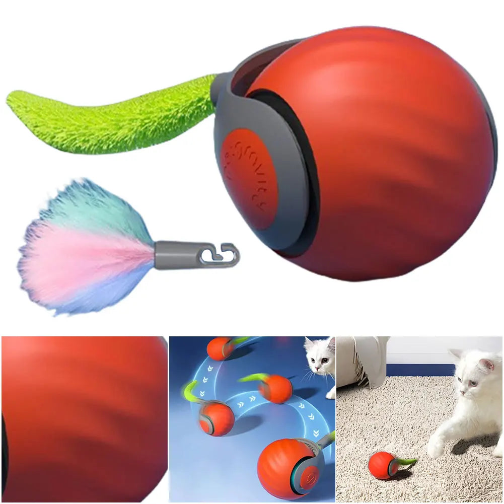 Automatic Moving Cat Toy Ball