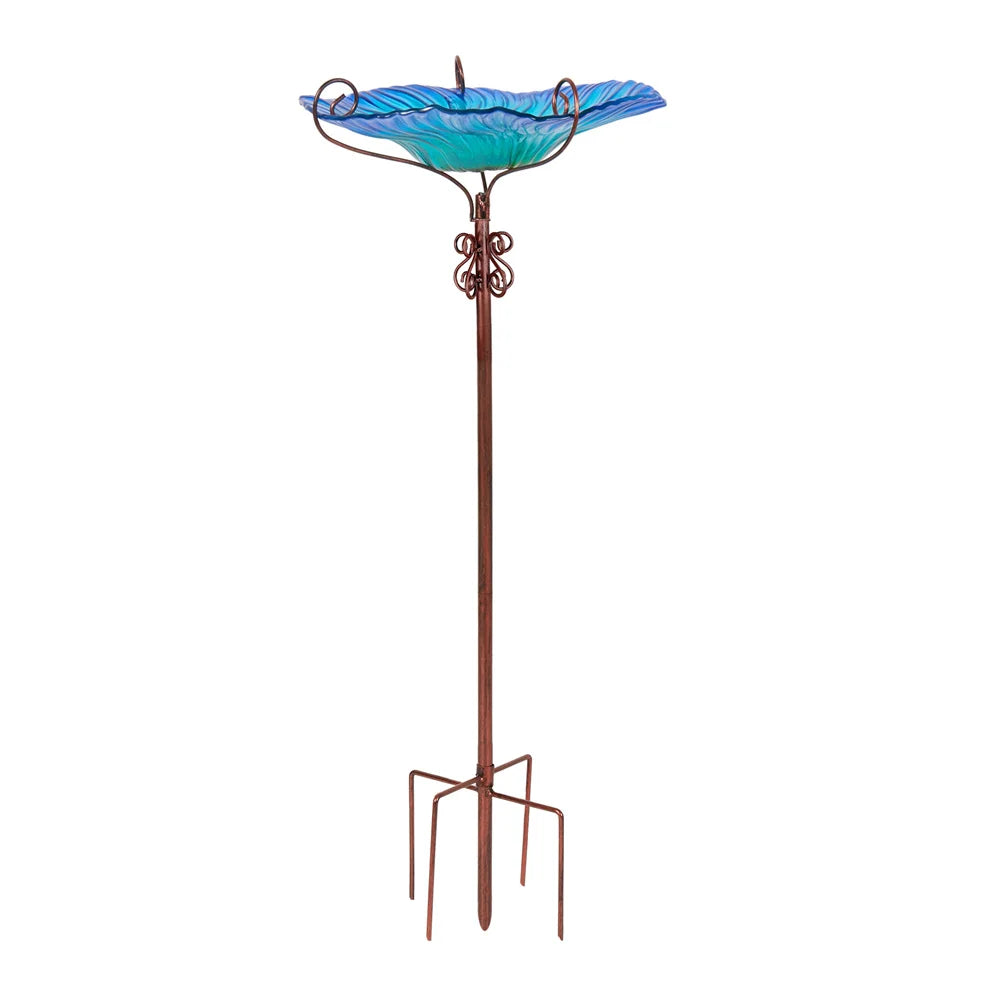 Large Outdoor Glass Bird Bath