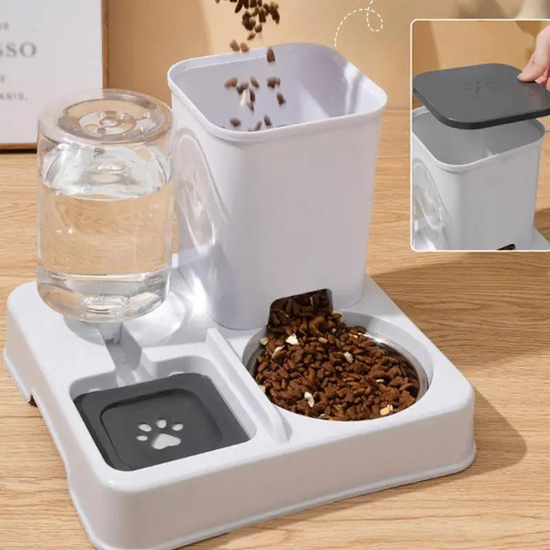 Cat Feeder And Water Dispenser