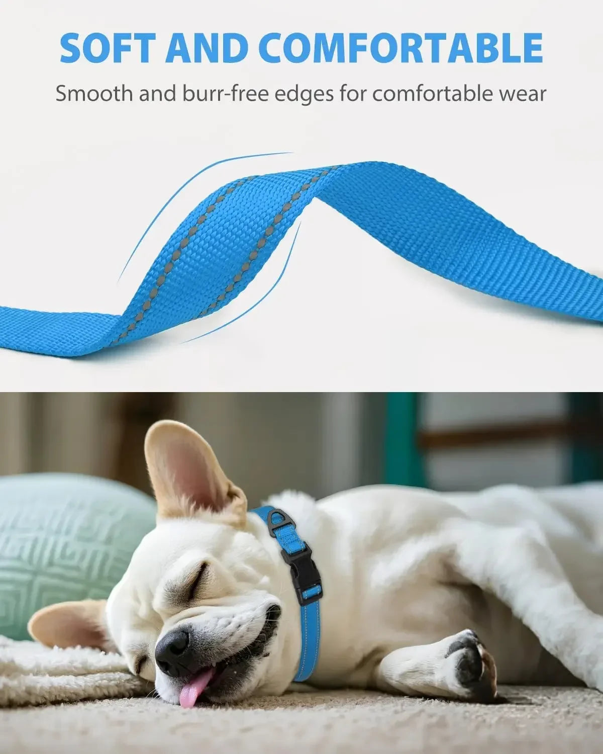 New Style Adjustable Reflective Nylon Dog Collar