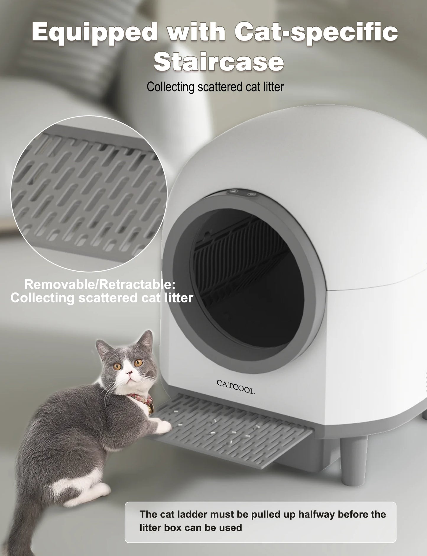 OMCPET Automatic Smart Cat Litter Box