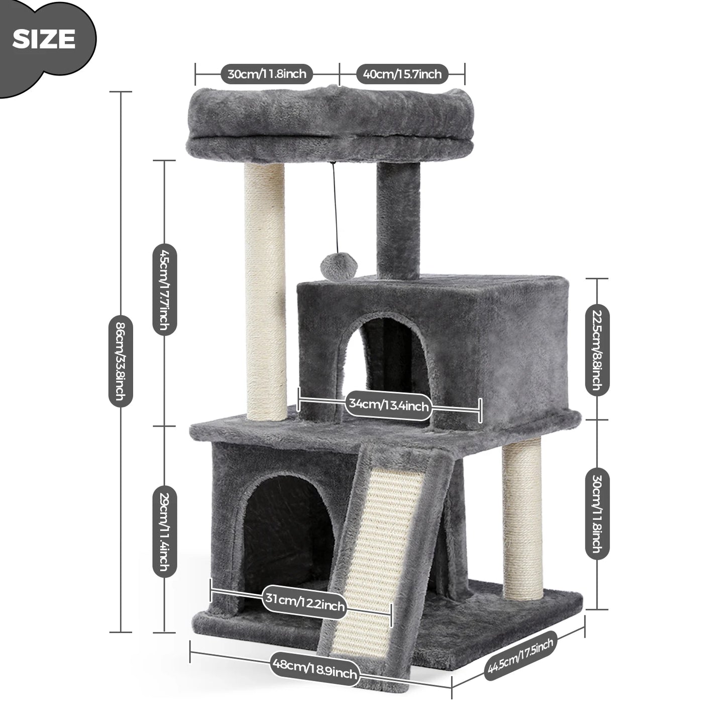 Wooden Cat Tower