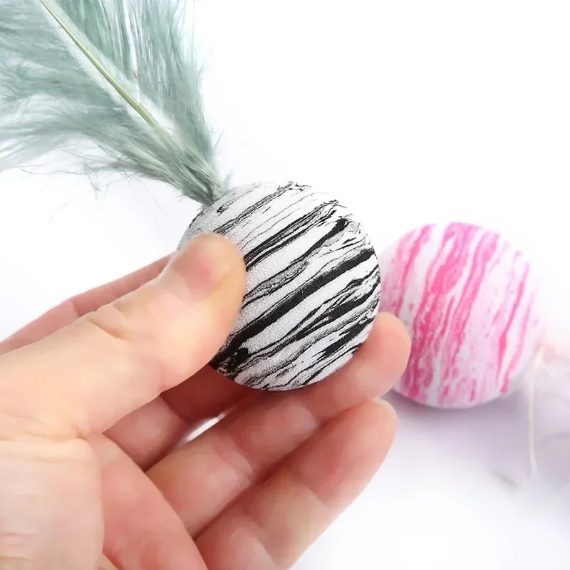 Ball Feather Funny Cat Toy