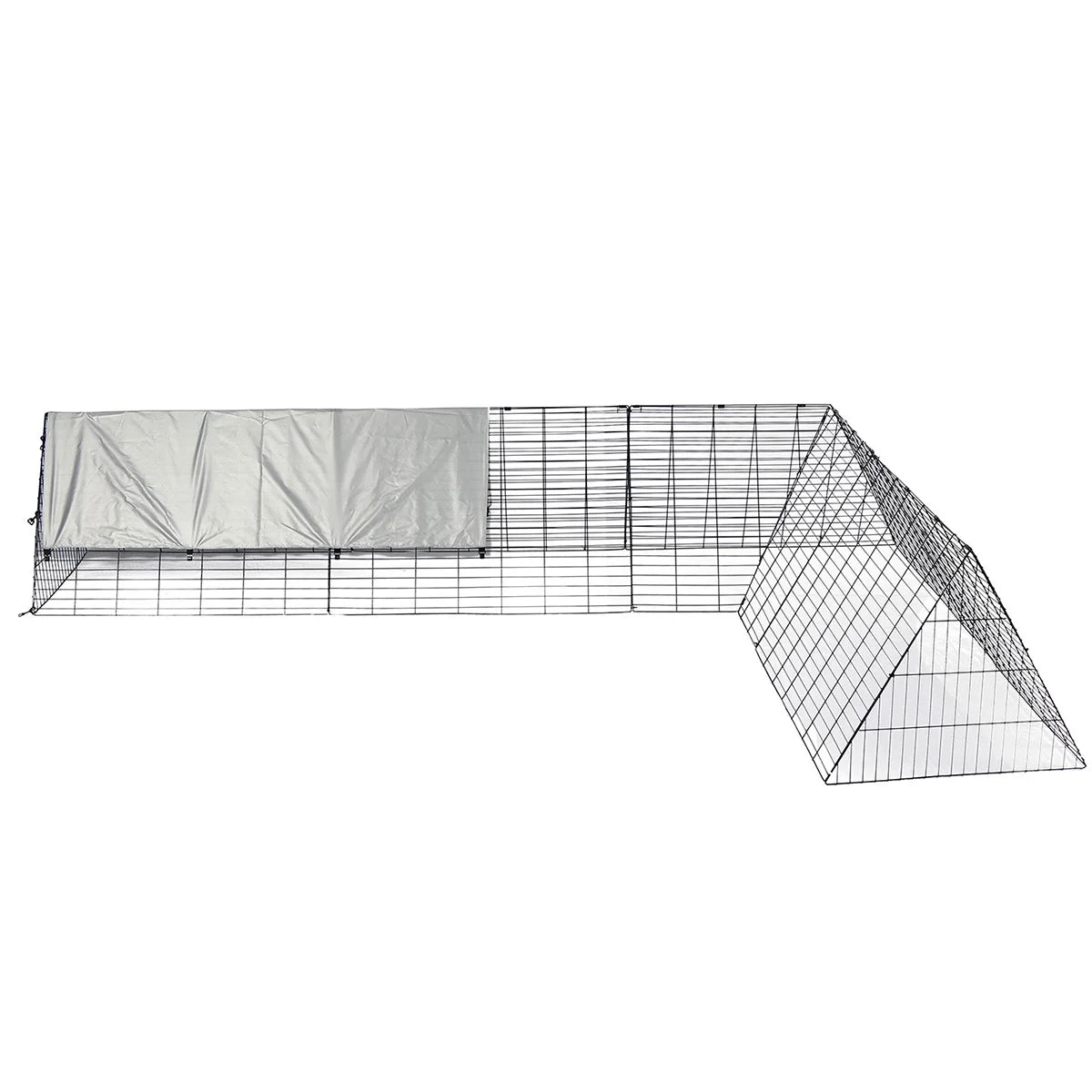 Metal Chicken Coop with Run