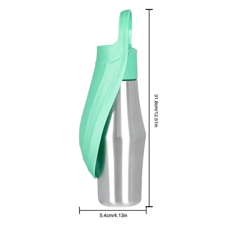Dog Water Bottle 27oz Stainless Steel
