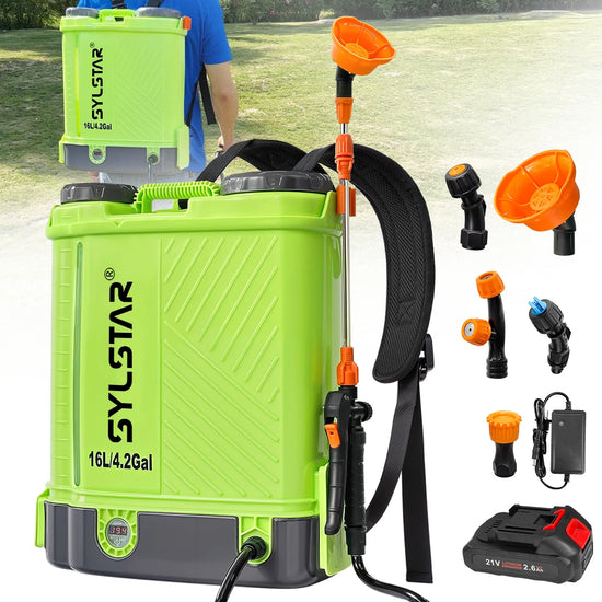 4 Gallon Battery Powered Backpack Sprayer