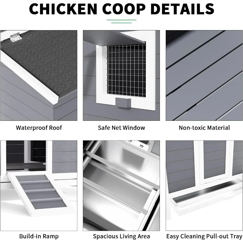 59" Large Chicken Coop