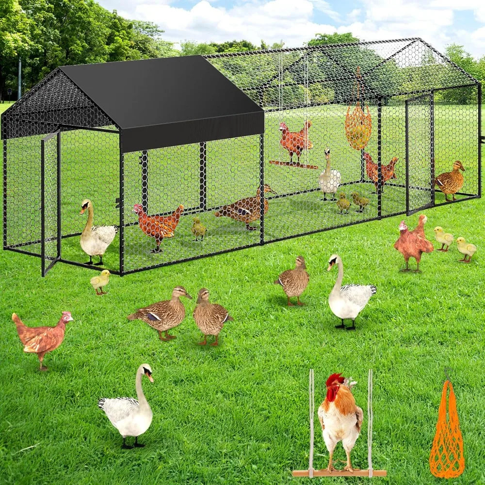 Large Metal Chicken Coop
