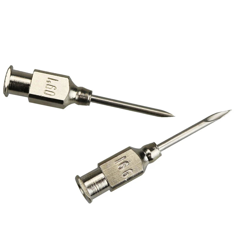 10 Pcs/Boxs Farm Animals Stainless Steel Dispensing Needle Syringe