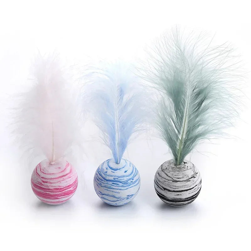 Ball Feather Funny Cat Toy