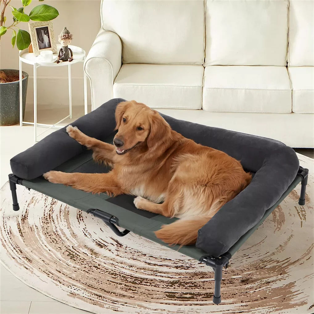 BINGOPAW Outdoor Elevated Dog Bed