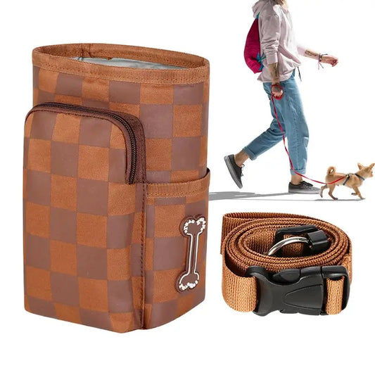 Magnetic buckle dog treat training pouch